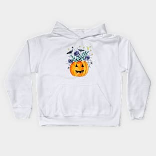 Halloween Pumpkin Bouquet Kids Hoodie